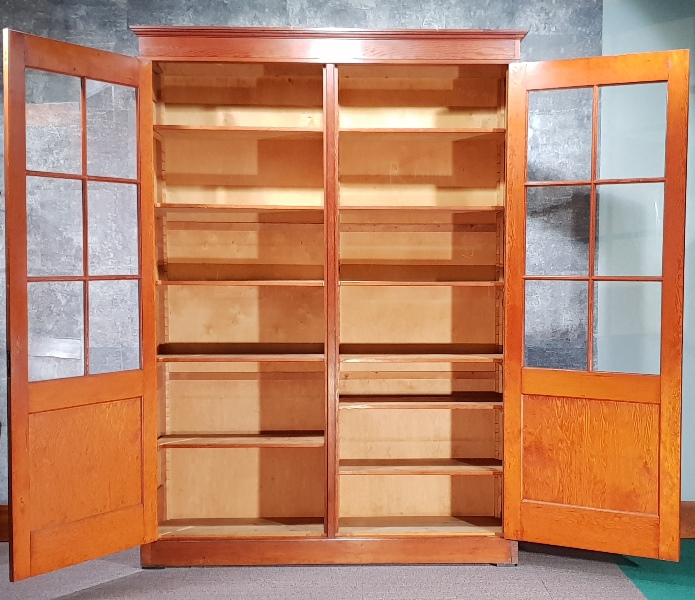 Antique  Pitch Pine School University Lab Cabinet Circa 1900…